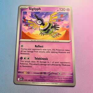 sigilyph - 038/086 (uncommon) — pokemon: white flare